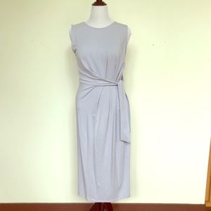 ASOS Lavender Bodycon Sexy V Back Cotton Dress XL